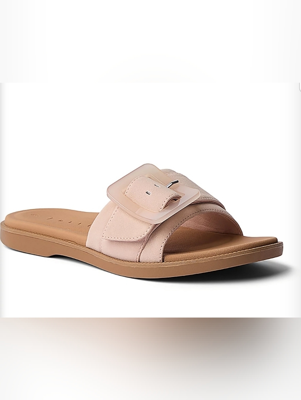 NEW! REEF Women's Pink Slide Sandals with Decorative Buckle sz 8 NWT Price firm - Picture 4 of 8